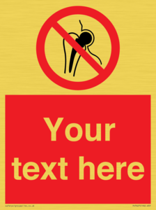 Custom prohibition No metallic implants